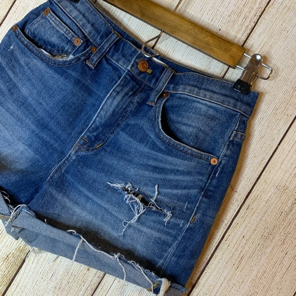 Madewell High Rise Denim Shorts